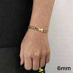 Black Cuban Chain Bracelet Stainless Steel Miami