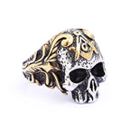 Vintage Templar Masonic Skull Rings For Men 316L Stainless Steel Freemason AG Signet Ring Punk Biker Fashion Jewelry Party Gifts