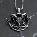 Viking Black Pendant Vintage Bull Head Animal