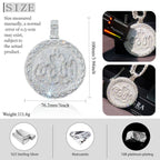 Volcano Talisman Horse Eye Pendant Necklace — Silver-Tone
