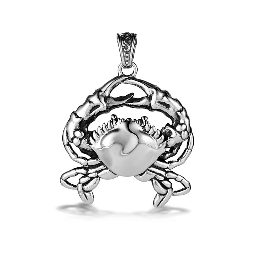 Crab Steel Pendant Ocean Series Animal