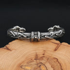 Viking Tiger Head Bracelet — Stainless