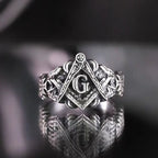 Freemason Templar Pattern Ring — Copper Alloy