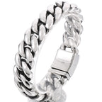 Men's Bracelets 19MM 316L Stainless Steel Cuban Links Chains Man Bracelet for Men Classic On Hand Jewelry Male Accessory