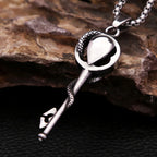 Snake Stainless Steel Pendant Necklace