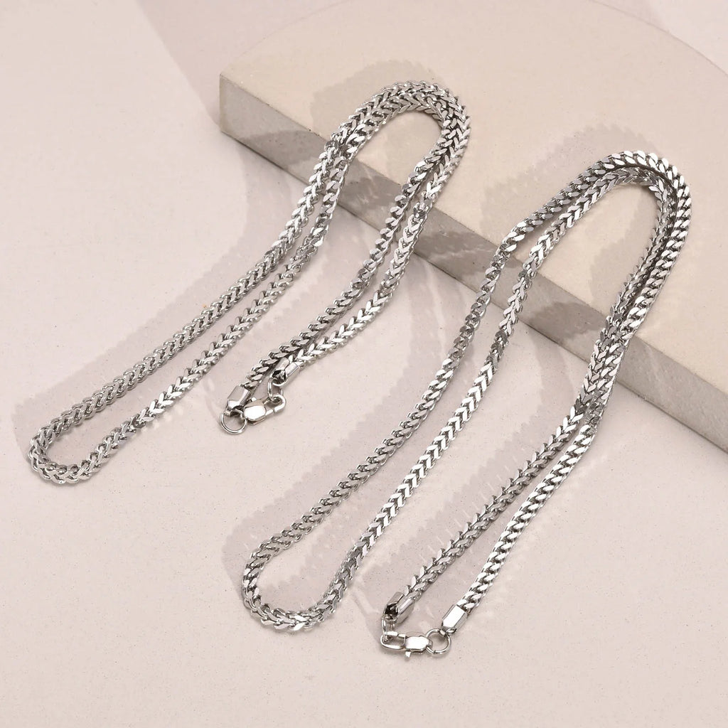 Franco Chain Necklace 3mm — Stainless Steel