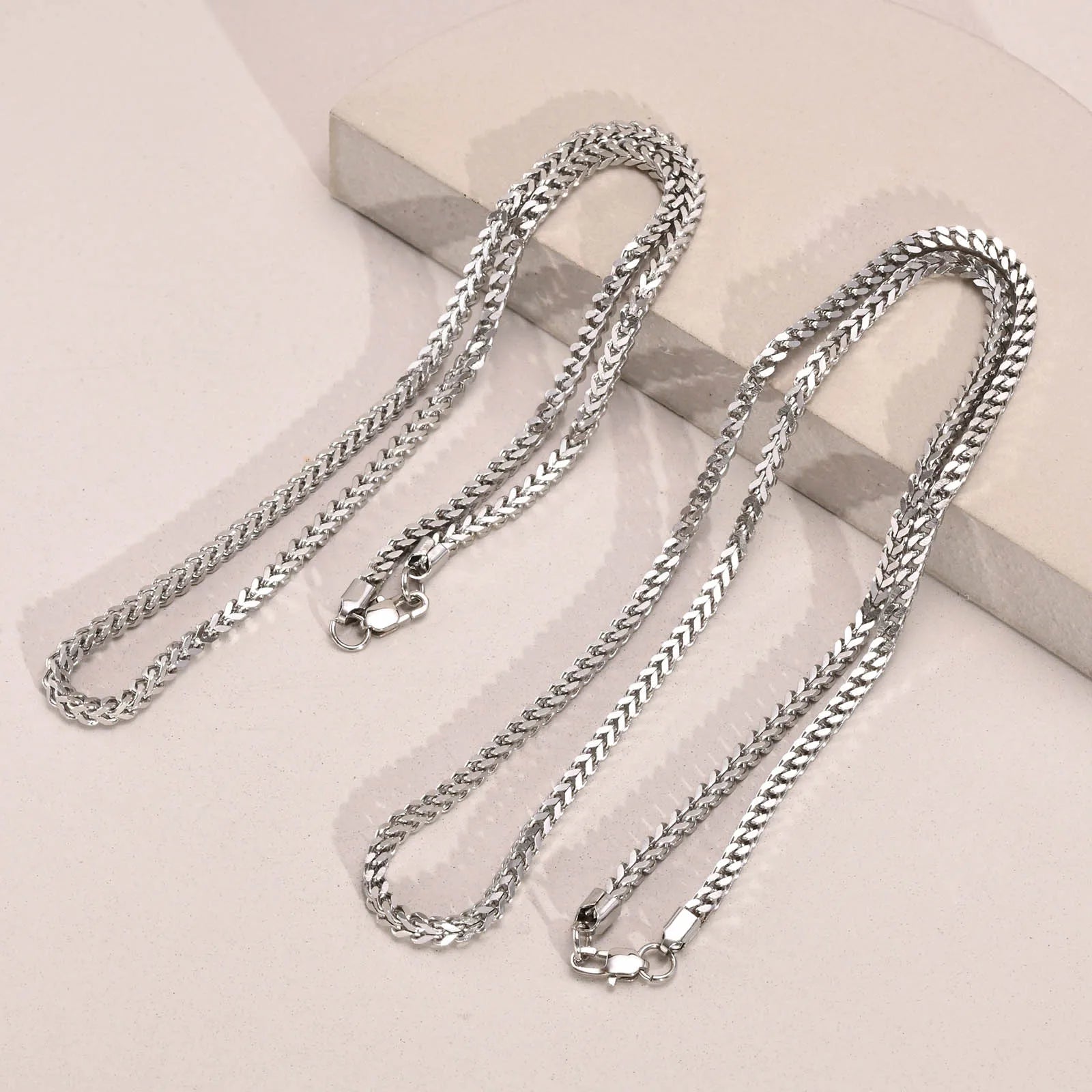 Franco Chain Necklace 3mm — Stainless Steel