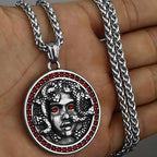 Medusa Steel Pendant Norse Mythology 316L