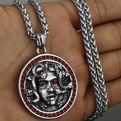 Medusa Steel Pendant Norse Mythology 316L