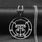 Gremory Sigil Silver Necklace — Stainless Steel