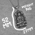 Buddha Pendant Chain Necklace — Stainless Steel
