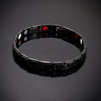 Men's Casual Magnetic Black Bracelet — Zinc Alloy