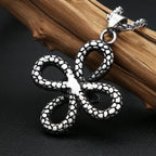 Gothic Snake Stainless Steel Pendant Necklace