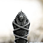 Egyptian Pharaoh Stainless Steel Pendant Necklace