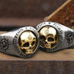 2024 Popular European and American Domineering Skull Men's Rings Personalized Punk Trend Hip-hop Rock Men's Rings