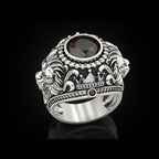 New Men's Rings, Atmospheric Fashion Retro Men's Rings, Crown Lion Rings, Trend