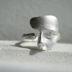 2Pcs Vintage Gothic Steel Skull Mask Rings Design Alloy Finger Rings Set for Men Women New Trend Creative Punk Jewerly Gift