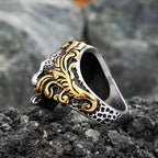 Vintage Templar Masonic Skull Rings For Men 316L Stainless Steel Freemason AG Signet Ring Punk Biker Fashion Jewelry Party Gifts