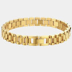 Gold Watchband Adjustable Chain Bracelet — Stainless Steel