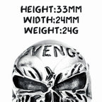 Revenger Demon Skull Ring — Stainless Steel