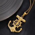 Anchor Gold Pendant Necklace
