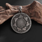 7 Archangels Seal Pendant Solomon Talisman Stainless Steel Necklace Mystical Amulet Jewelry For Men Women Hip Hop Rock