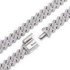 Moissanite Men Necklace Luxury Bling Pendant Perfect For Wedding Anniversary Birthday Gift