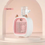TINSOL USB Mini Air Conditioning Fan, Humidifier Desktop Fan Spray Electric, 1200mAh, Three Gear Air Conditioning