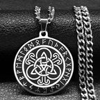 Viking Triquetra Celtic Knot Pendant — SS