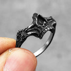 Skull Ring Black — Stainless Steel