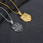 Punk classic animal pendant accessory Stainless steel stylish male Owl pendant