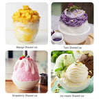 Manual Shaved Ice Maker Machine Set With Ice Trays Ideal for Making Snowcones and Slushy Household Portable Small Hail