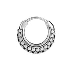 Geometric Hoop Earrings — Stainless Steel