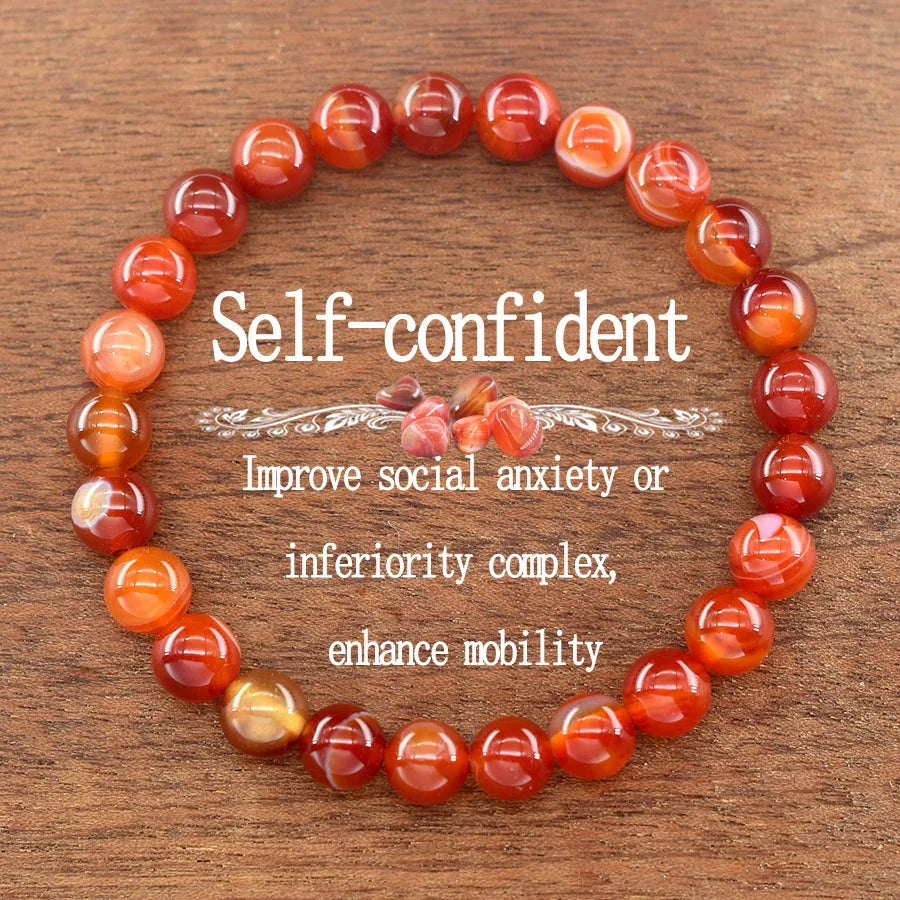 Multi-Color Bead Bracelet with Adjustable Length