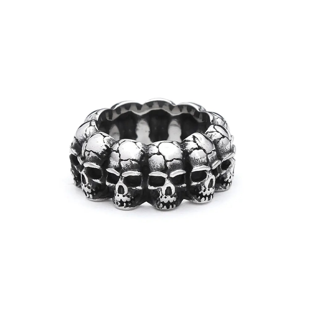 Gothic Skull Ring — Stainless Steel