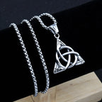 Stainless Steel Celtic Knot Pendant Necklace