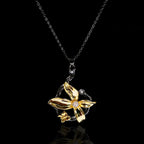 Gothic Death Moth Pendant Necklace