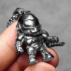 Astronaut Pendant Necklace Stainless Steel