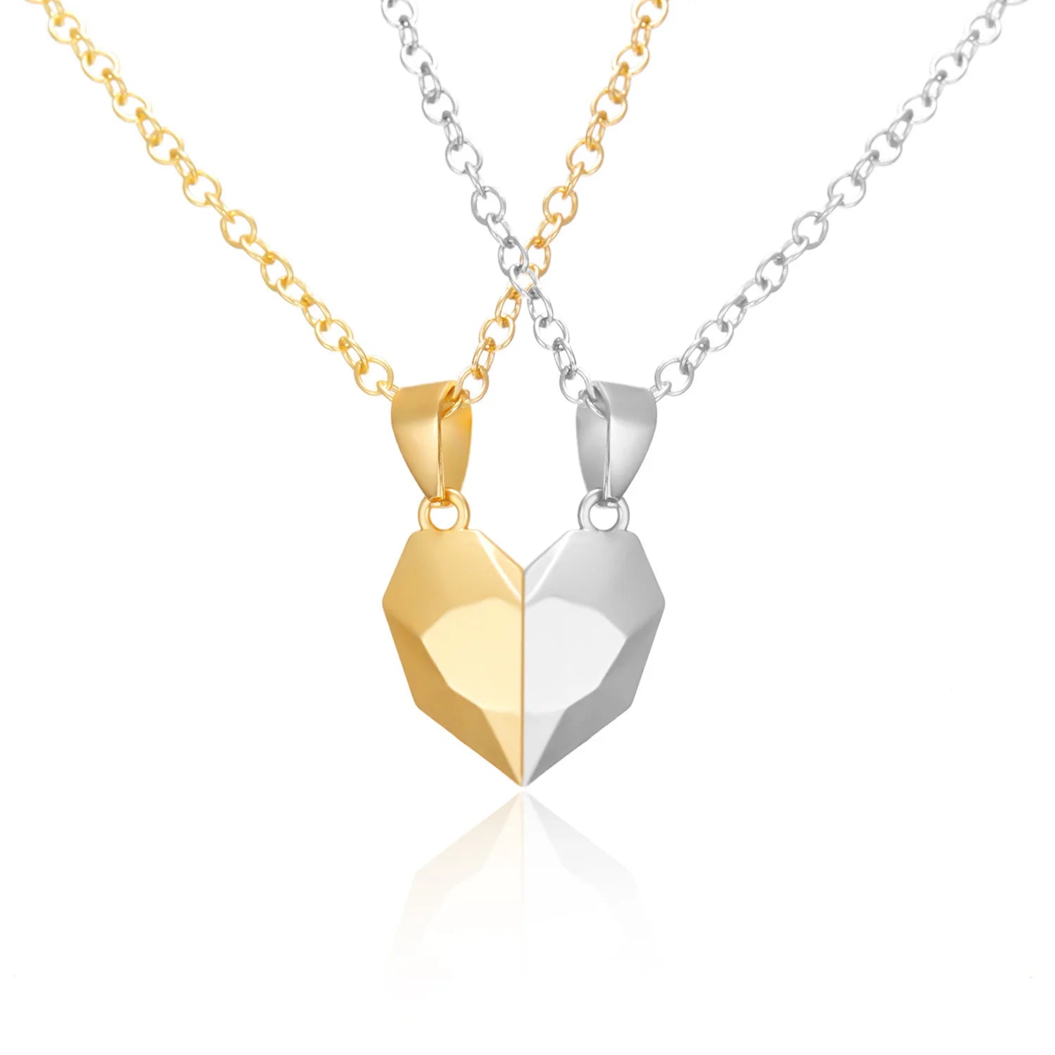 Magnetic Heart Pendant Necklace