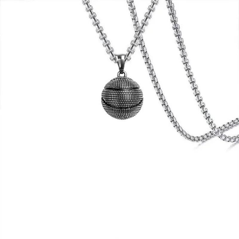 Basketball Steel Pendant Dark Street Punk