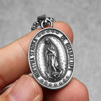 Guadalupe Pendant Necklace — Stainless Steel
