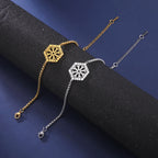 LIKGREAT Viking Vegvisir Compass Bracelet Nordic Runes Bangle Amulet Odin Scandinavian Talisman Stainless Steel Vintage Jewelry