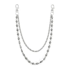 Harajuku Double-Layer Waist Jeans Chain — Mixed Metal
