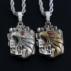 Eagle Head Pendant — Stainless Steel