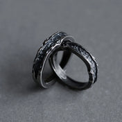 New Abyss Ring Male Couple Ring Handmade Retro Simple Men's and Women's Rings