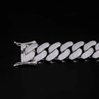 Iced Out Cuban Chain Necklace Stainless Steel 22MM