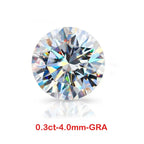 VVS1 Moissanite Loose Stones D Color 0.7-10MM
