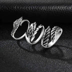 Wings Ring — Stainless Steel Adjustable