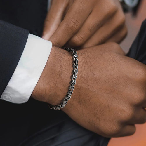 Byzantine Retro Chain Bracelet 4mm — Stainless Steel
