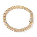 UWIN 20mm Miami Prong Cuban Chain Necklace 3 Rows Micro Pave Iced Out Round Cubic Zirconia Link Fashion Hip Hop Jewelry for Gift